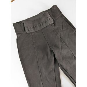Zara Basic‎ Women's L Large Heavyweight Black Capri Leggings Great For Winter